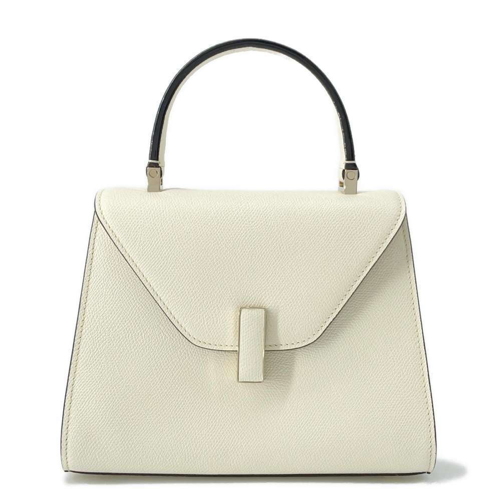 Valextra Iside Mini Soft 2way Handbag White